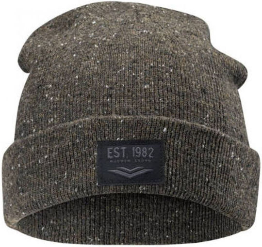 Beanie Unisex Σκούφος Πλεκτός σε Μπεζ χρώμα