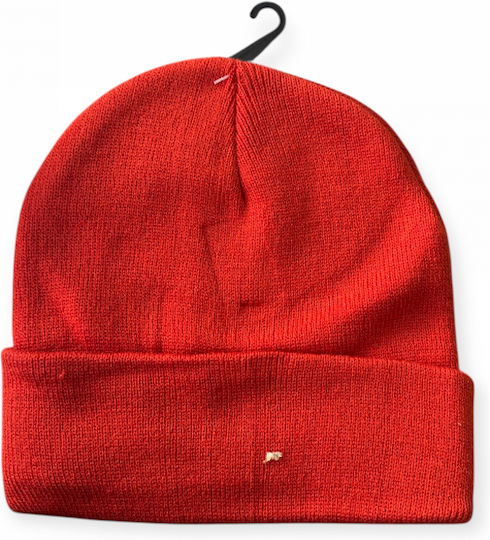 Beanie Unisex Beanie Knitted in Red color