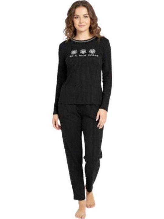 Soccus Set Pijamale pentru Femei Black