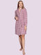 Asel Winter Damen Robe Ροζ Λιλά