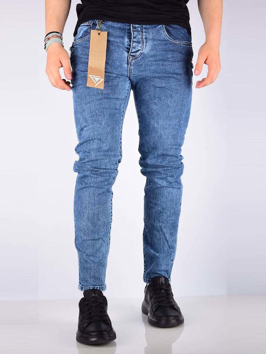 Stefan Fashion Ανδρικό Παντελόνι Τζιν με Slim Ε...