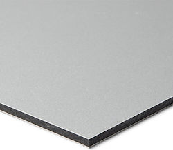 Πάνελ Αλουμινίου Etalbond 200x420x0,4cm Μαύρο Λευκό