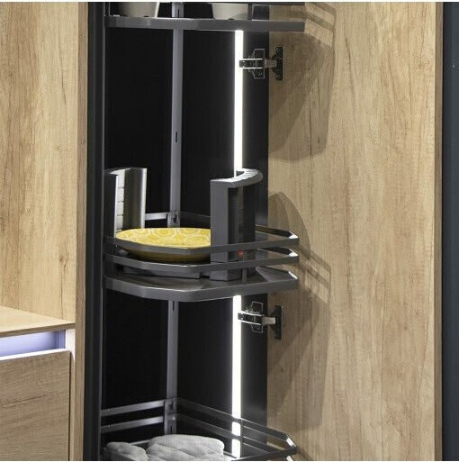Finetto Cabinet Dish Rack in Gray Color
