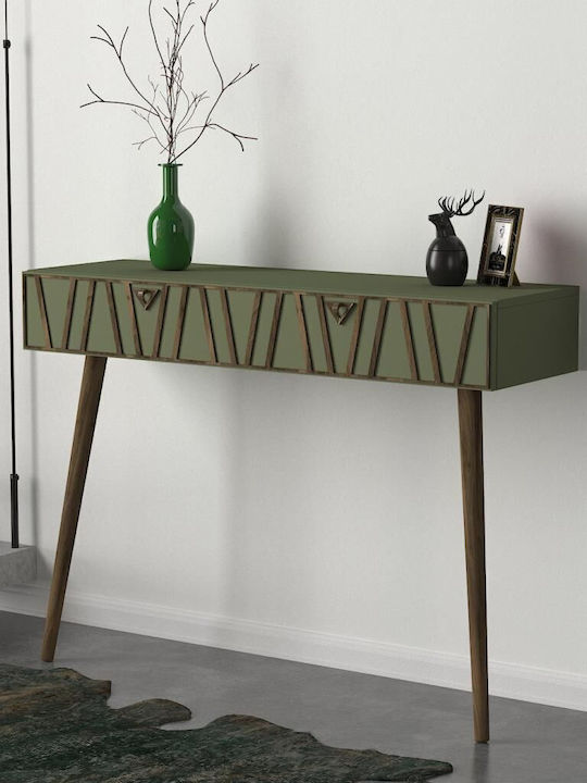 Consolă Modernă Verde Pentru Intrare Cu Sertare 120x35x89 Cm