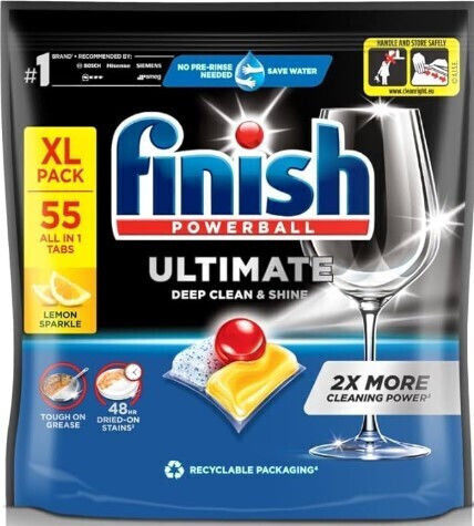 Finish Ultimate Hülsen/Kapseln Geschirrspülmittel 55 Messbecher