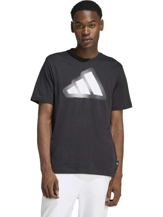 adidas Αθλητικό T-shirt Μαύρο