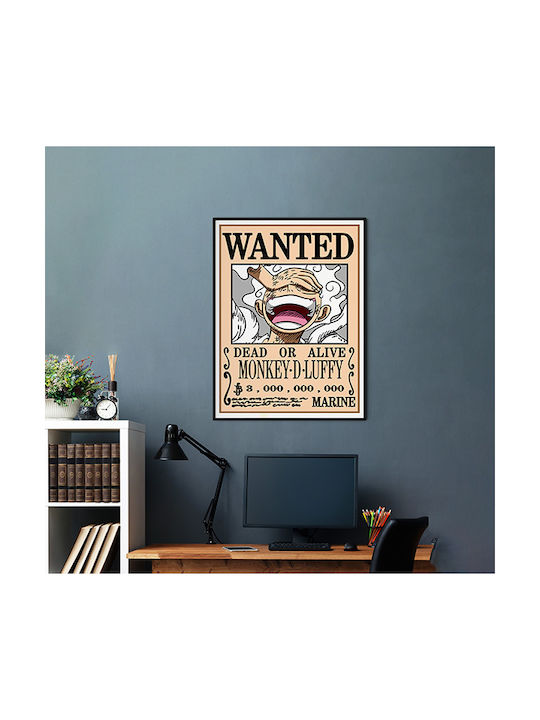 Poster One Piece Monkey D Luffy Wanted An165 21...