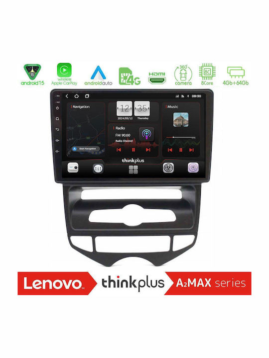 Lenovo Car Audio System for Hyundai ix20 2010-2020 with A/C (Bluetooth/USB/WiFi/GPS/Apple-Carplay/Android-Auto) with Touch Screen 10"