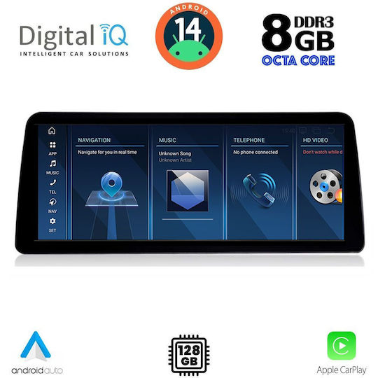 Digital IQ Ηχοσύστημα Αυτοκινήτου για BMW X3 (G01) 2018 (Bluetooth/USB/WiFi/GPS/Apple-Carplay/Android-Auto) με Οθόνη Αφής 10.25"