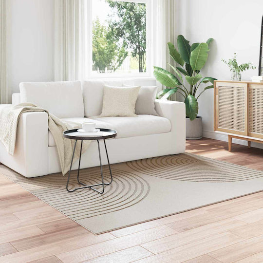 vidaXL Antiderapant Covor Rectangular Bej
