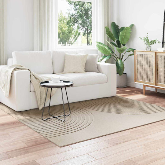vidaXL Galati Αντιολισθητικό Χαλί Ορθογώνιο Μπεζ 200x200cm