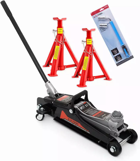 Cric Hidraulic 2,5t Set Cheie Telescopică Tip L Set Suporți Auto 3t Kraft&dele Kd1362 Tagred Ta219 V80091