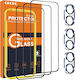 Qhohq Tempered Glass Apple Iphone 16 Screen Protection 9h+ Set 3 Pieces