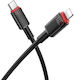 Borofone USB-A zu Lightning Kabel 27W Schwarz 1m