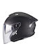 Axxis Blazer SV Black Matt Motorcycle Helmet Jet ECE 22.06 1550gr with Sunvisor
