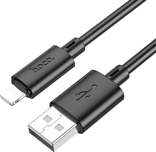 Hoco X88 USB-A to Lightning Cable Μαύρο 1m 6388
