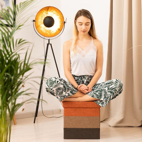 Hocker Für das Wohnzimmer Mit Stauraum Multicolor 38x38x38cm Hocker Für das Wohnzimmer Mit Stauraum Multicolor 38x38x38cm