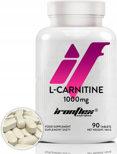 Ironflex Nutrition με Καρνιτίνη 1000mg 90 ταμπλέτες