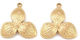 Stahlmaterial Kettchen Blume Gold 20mm 1 Stück