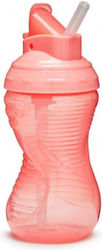 Munchkin Mighty Grip Straw 296ml Ροζ