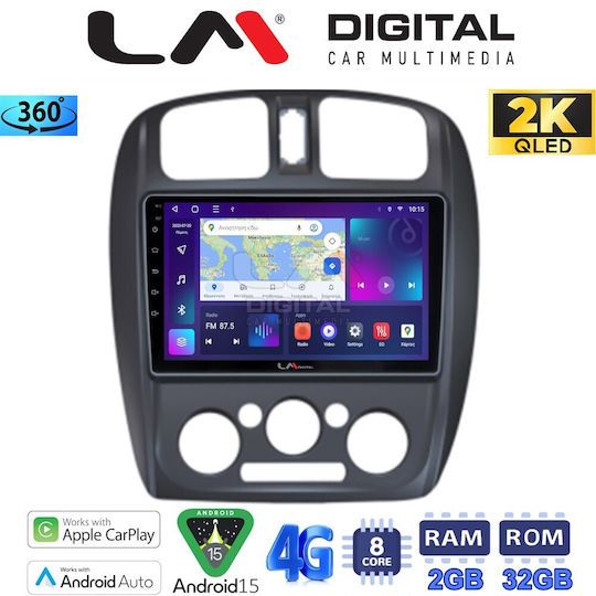 LM Digital Ηχοσύστημα Αυτοκινήτου για Mazda 323 1999>2004 (Bluetooth/USB/WiFi/GPS/Apple-Carplay/Android-Auto)