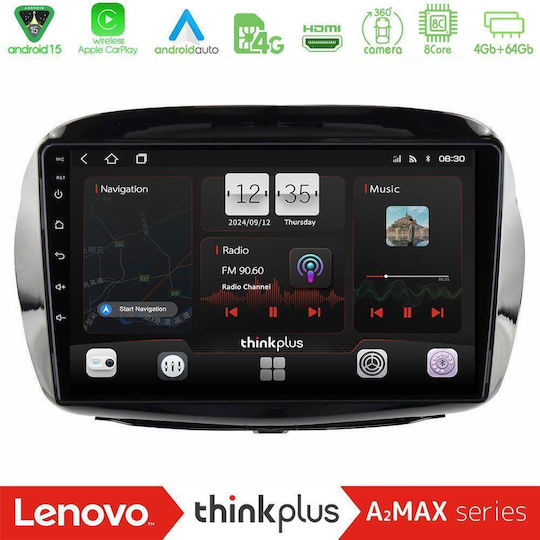 Lenovo Ηχοσύστημα Αυτοκινήτου για Honda FR-V 2004-2009 (Bluetooth/USB/AUX/WiFi/GPS/Apple-Carplay/Android-Auto) με Οθόνη Αφής 10"