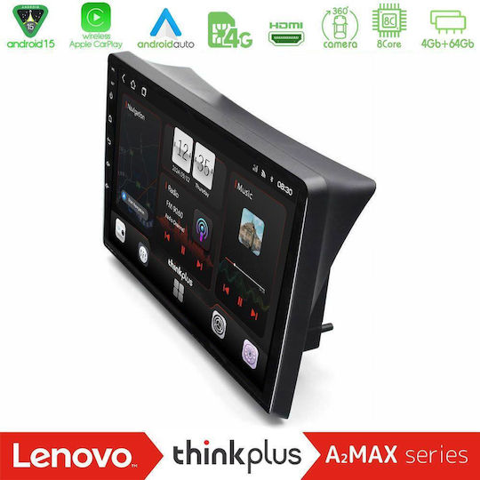 Lenovo Ηχοσύστημα Αυτοκινήτου για Opel Combo / Vectra / Meriva / Vivaro / Agila Renault Trafic Nissan Primastar 2001-2010 (Bluetooth/USB/AUX/WiFi/GPS/Apple-Carplay/Android-Auto) με Οθόνη Αφής 10"