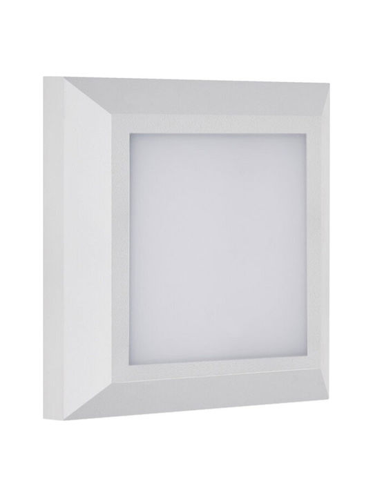 Bot Lighting Soria Wall-Mounted Outdoor Light LED 4W with Cool White Light 12x3x12εκ.