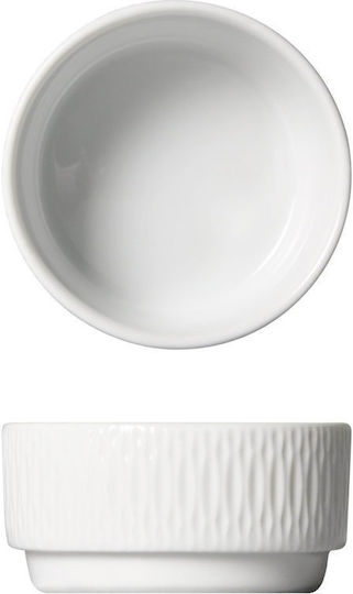 Prestige Elegance Serving Bowl Round made of Porcelain with Diameter 8cm 6pcs