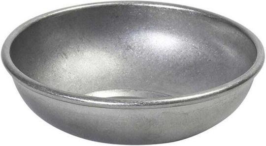 Yuk Μπωλ Σερβιρίσματος για Ντιπ Στρογγυλό Inox Ασημί με Διάμετρο 10εκ.