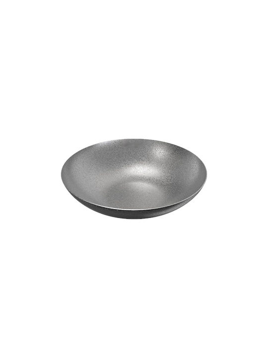 Yuk Dip Serving Bowl Round Inox Silver with Diameter 13cm