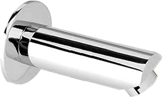 Vinci Compito Eingebautes Wasserhahn-Rohr Silber Chrom Glänzend