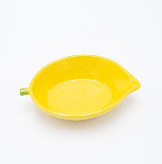 Platou Decorativ Ceramică Galbenă 1buc