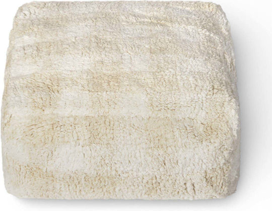 Πουφ Μαξιλάρα Vichy Ivory 30x39x19cm