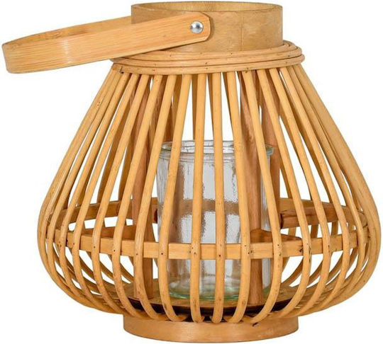 Fylliana Fl038 Фенерче Бамбуково Настолно Кафяво 23x23x22см