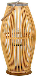 Fylliana Fl9922 Laterne Bamboo Tischplatte Braune 24x24x50cm