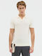 Polo Short Sleeve Blouse Ecru