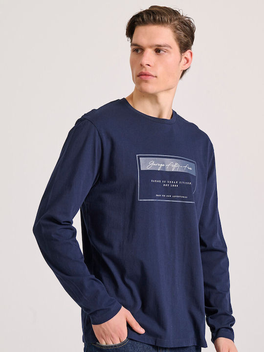 Garage Fifty5 Μπλούζα Navy Μπλε