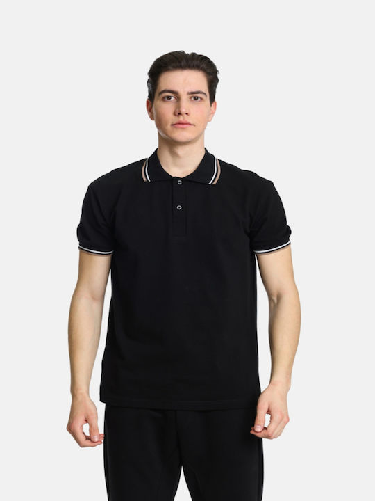 Paco & Co Polo Bluse Schwarz