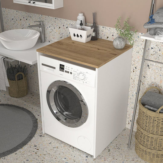 UnicUtil Rafturi de baie Raft Baie Lemn 65x60x91.8cm Maro