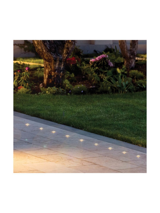 Zambelis Lights Spot De Podea LED 1W Cu Alb Cald IP65 Gri