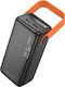 Borofone BJ66 Power Bank 40000mAh 22.5W με 2 Θύρες USB-A και Θύρα USB-C Power Delivery / Quick Charge 3.0 Μαύρο