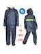 Men's Waterproof Riding Jacket & Pants Set Black