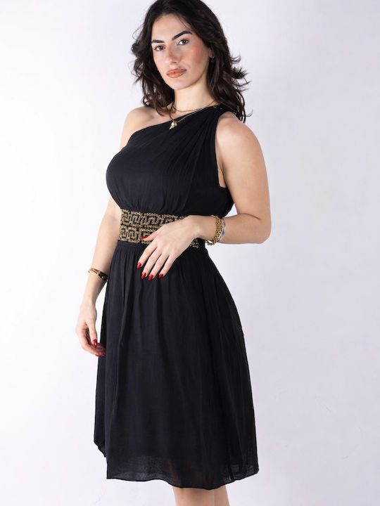 Sommer Mini Abendkleid Black