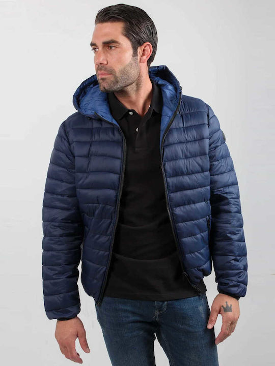 Assn Jacke Puffer Mπλε-pουα