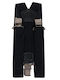 Roza Rz-0012-1 Men’s Elastic Adjustable Black Suspenders