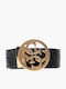 Leather Women's Black Belt