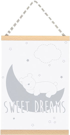 Petit Praia Παιδικό Διακοσμητικό Banner Γκρι Dream