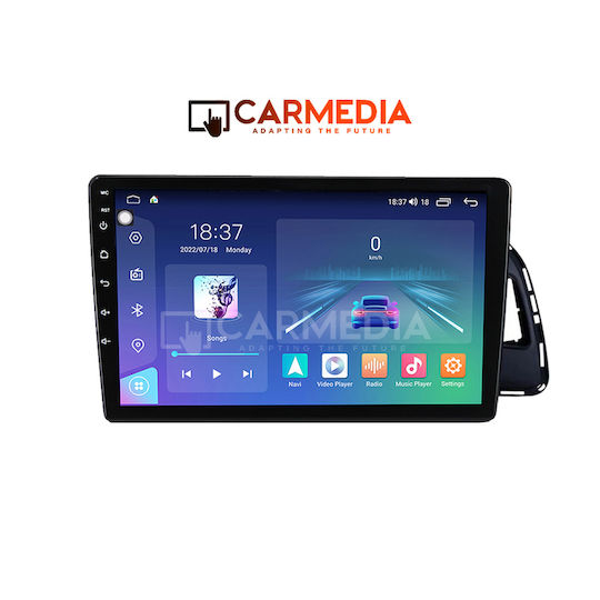 Carmedia Ηχοσύστημα Αυτοκινήτου για Audi Q5 2010-2018 (Bluetooth/USB/WiFi/GPS/Apple-Carplay/Android-Auto) με Οθόνη Αφής 12.3"