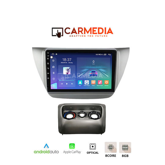 Carmedia Ηχοσύστημα Αυτοκινήτου για Mitsubishi Lancer 2000-2007 (Bluetooth/USB/WiFi/GPS/Apple-Carplay/Android-Auto) με Οθόνη Αφής 12.3"